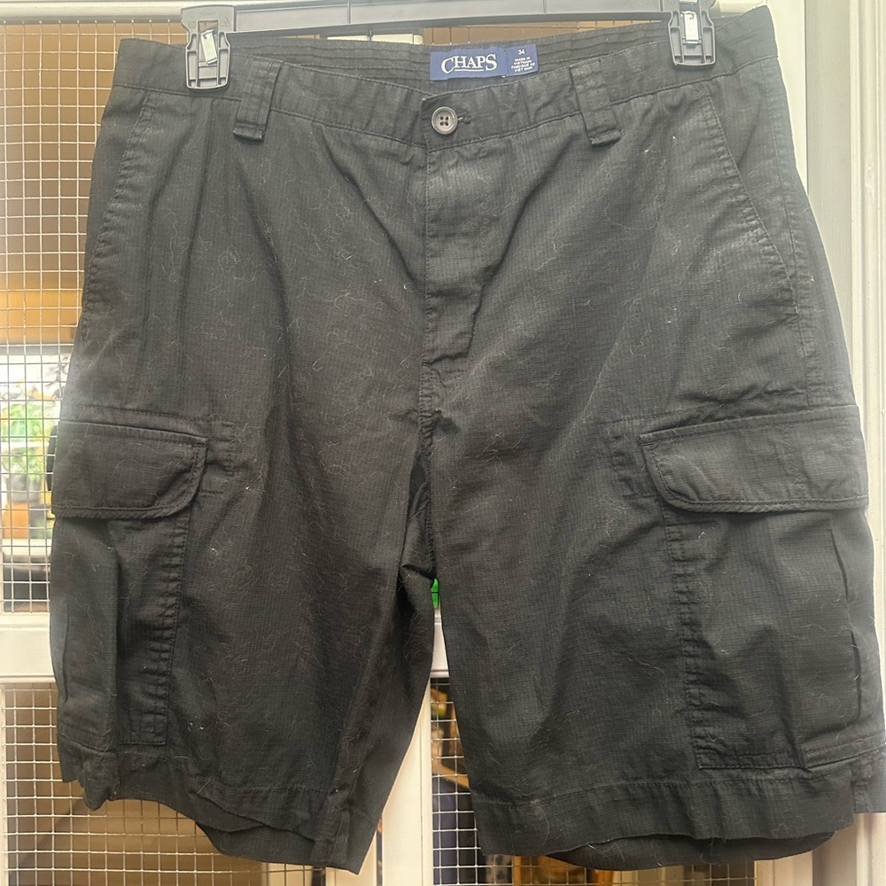 Chaps Dark Cargo Shorts for Men